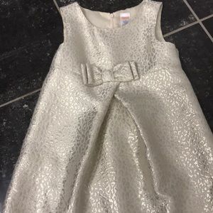 🧚🏾‍♀️Gymboree Metallic Dress W/Front Bow